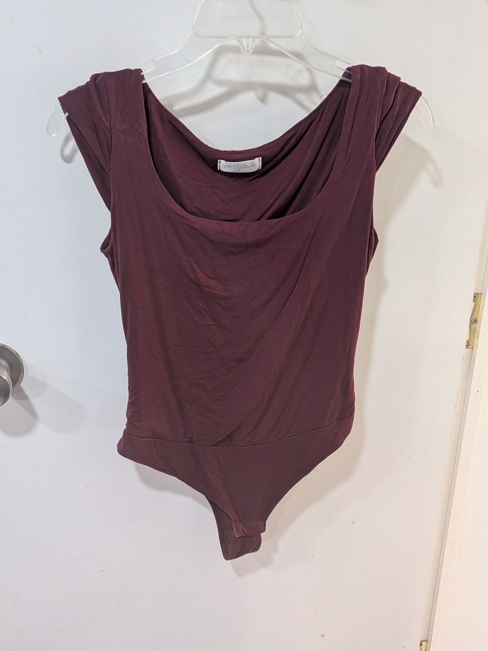 vestique Sleeveless Cowl-Neck  Bodysuit
